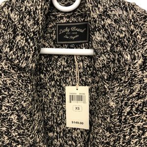 Lucky Brand Sweater Open Front Cardigan Coat Marl - XS NWT